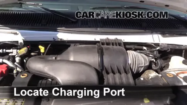 2013 Ford E-350 Super Duty XLT 5.4L V8 FlexFuel Standard Passenger Van Air Conditioner Recharge Freon